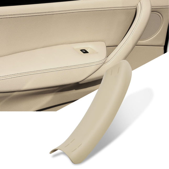 BMW X3 F25/X4 F26 Left Rear Door Handle Cover, Beige Interior Door Pull Handle for X3 2010 - 2016/X4 2014 - 2017 | Jaronx
