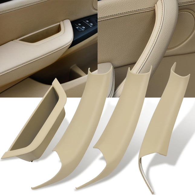 Beige Door Handle Covers for BMW X3 F25 (10-16) & X4 F26 (14-17) – 4Pcs Set | Jaronx