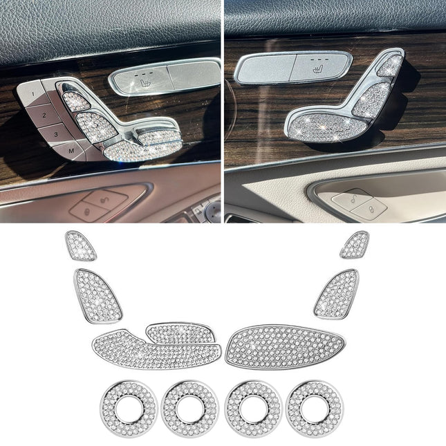 Mercedes Benz Bling Seat Adjust Button Covers