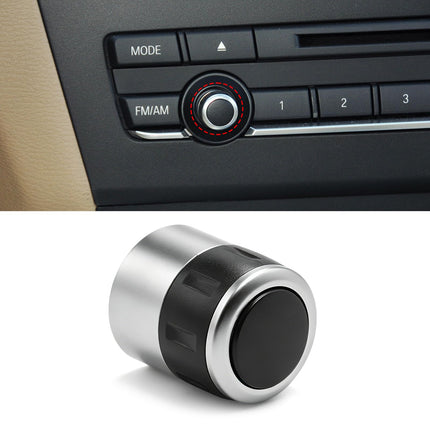 For BMW Radio Volume Knob Button X3 F25 2010-2016/X4 F26 2014-2017,Multimedia Volume Control Switch Radio CD Knob Button Replacement without Icon for BMW X3 F25/X4 F26 61319208591 61319208592| Jaronx
