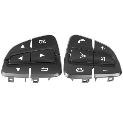 Mercedes-Benz models 12PCS Steering Wheel Button Replacement (Black) | Jaronx