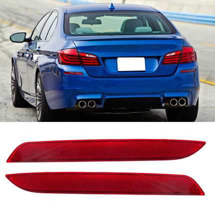 BMW 5-Series F10 M-Sport Rear Reflector Pair 2011-2016 | 63147842955 56 | Jaronx