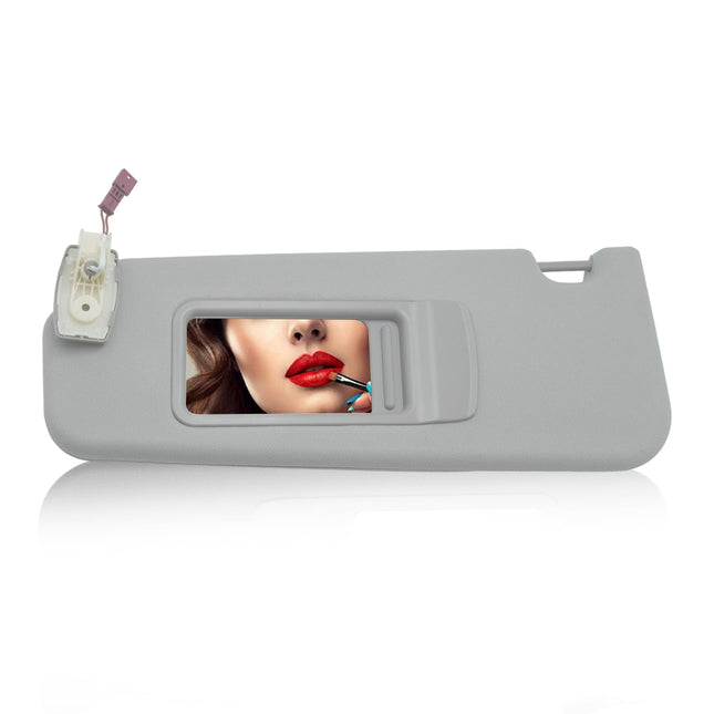 BMW 5 Series F10/F11 2010-2016 Left Sun Visor (with Mirror, Gray) | Jaronx