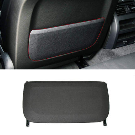 For BMW Seat Back Pocket Cover, Genuine Leather Back Seat Pocket Panel Covers Backrest Replacement Compatible with BMW 5 Series F10 F11 F07, 7 Series F01 F02 (Black)| Jaronx