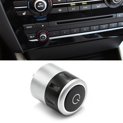 For BMW Radio Volume Knob Button X3 F25 2010-2016/X4 F26 2014-2017,Multimedia Volume Control Switch Radio CD Knob Button Replacement with Icon for BMW X3 F25/X4 F26 61319208591 61319208592| Jaronx