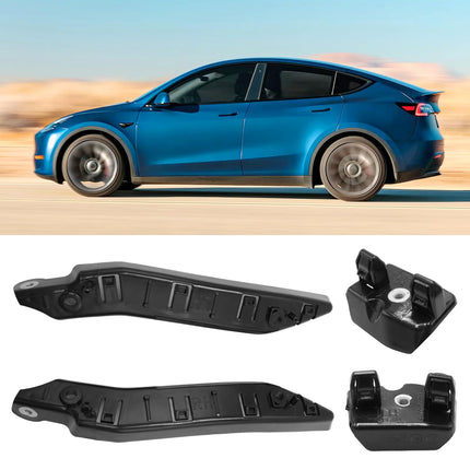 For Tesla Model Y Front Bumper Bracket 2020-2024, 4PCS Left & Right Front Bumper Fender Retainers Bracket for Tesla Model Y 1493770-00-B, 1493771-00-B, 1493773-00-B, 1493772-00-B| Jaronx