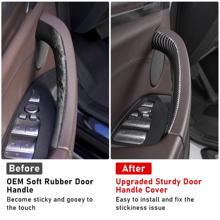 For Carbon Fiber BMW X3 G01 / X4 G02 Door Handle Covers 4PCS 2017-24| Jaronx