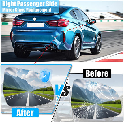BMW Heated Mirror Glass Right Passenger | X3-X7/XM 2014-25 Non-Dimming – Jaronx