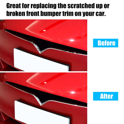 2016-2021 Tesla Model S Front Bumper Chrome Trim Molding Replacement 1065233-00-D| Jaronx