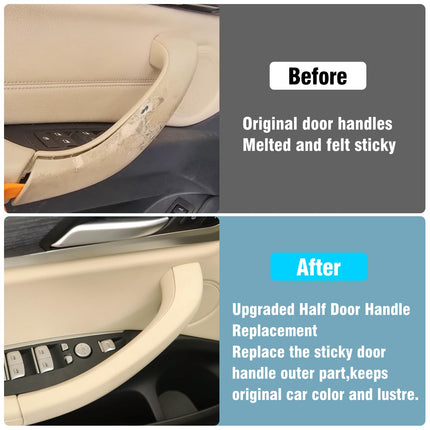 BMW X3 G01/X4 G02 Left Door Handle Cover, 1PCS Front/Rear Interior Outer Cover for X3 2017 - 2024/X4 2018 - 2024 (NOT Leather) | Jaronx