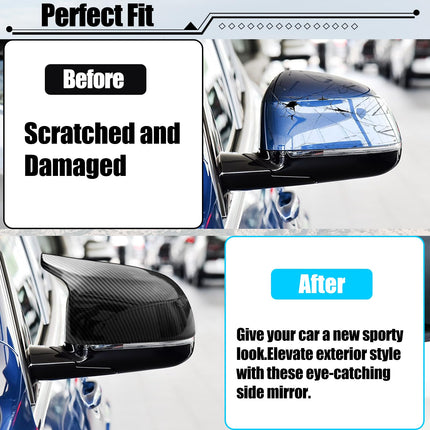 BMW M-Style Carbon-Look Mirror Caps | X3 G01/X4 G02/X5 G05/X6 G06/X7 G07 19-24 – Jaronx