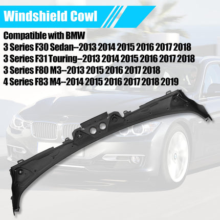 BMW F30/F31/F80/F83 Windshield Wiper Cowl 2013-2019 | 51717258177 | Jaronx