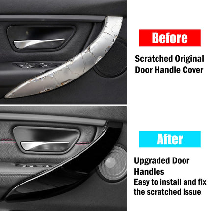 For BMW F30/F31/F36 4PCS Door Handle Cover 2013-18 Gloss Black| Jaronx