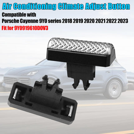 For Porsche Cayenne Climate AC Button 9Y0919610DOV3 2018-23 – Front & Rear Snap-On| Jaronx