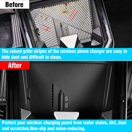 2025 BMW X3 G45 Wireless Charging Mat, Anti-Slip Silicone Charging Pad Cover for BMW X3 Accessories | Jaronx