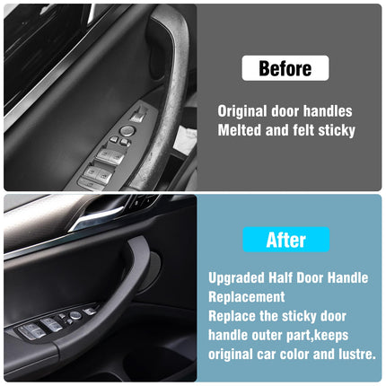 BMW X3 G01/X4 G02 Left Door Handle Cover, 1PCS Front/Rear Interior Outer Cover for X3 2017 - 2024/X4 2018 - 2024 (NOT Leather) | Jaronx