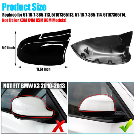 BMW Ox Horn Mirror Cover X3 F25/X4 F26/X5 F15/X6 F16 | Jaronx