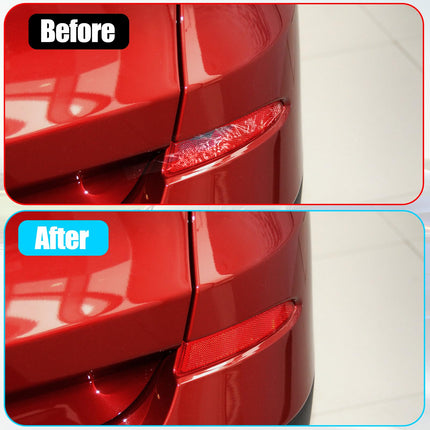 For BMW Rear Bumper Reflector for X3 F25 2011-2014, Left & Right Rear Bumper Red Marker Lights Lens Trim,Tail Reflector Light Replacement for BMW X3 63147217315 63147217316| Jaronx