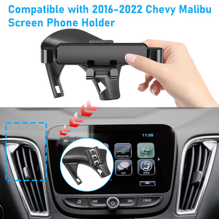 Chevy Malibu Phone Holder Mount 2017-2022,Black | Jaronx