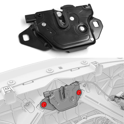 For Tesla Front Hood Latch Lock for Model 3 2021-2023/Model Y 2020-2024, 1500397-00-E 150039700E, Front Hood Frunk Lock Latch Actuator Replacement for Tesla 3/Y Accessories| Jaronx