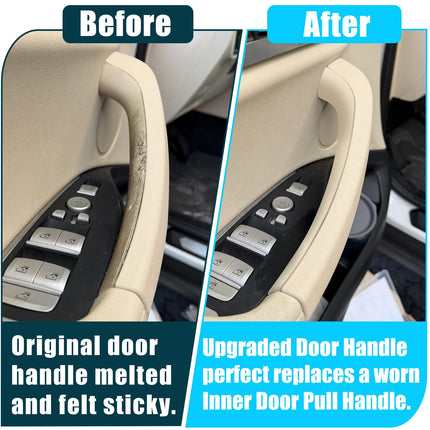 For BMW X3 G01/X4 G02 Door Handle Covers,2PCS Left/Right Interior Beige Door Pull Handle Covers for X3 G01 2017-2024,X4 G02 2017-2024| Jaronx