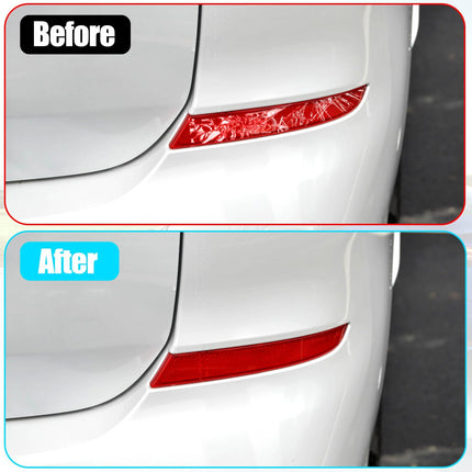 For BMW Rear Bumper Reflector for X3 G01 M Sport 2018-2021, Left & Right Rear Bumper Red Marker Lights Lens Trim,Tail Reflector Light Replacement for BMW 63147857003 63147857004| Jaronx