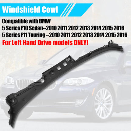 BMW 5 Series F10/F11 Windshield Wiper Cowl 2010-2016 | OE 51717203124 | Jaronx