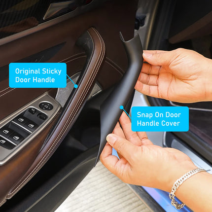 BMW 5 Series G30/G31 Door Handle Covers (2017-2022)4PCS,Black | Jaronx