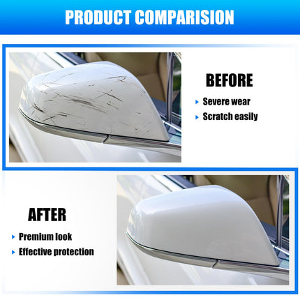 For Tesla Model S Mirror Cover Replacement 2014-2025,Right Passenger Side Clip-on Rear View Mirror Cover Cap for Tesla Model S Accessories 1010104-00-A (White,NOT FIT MODEL X)| Jaronx