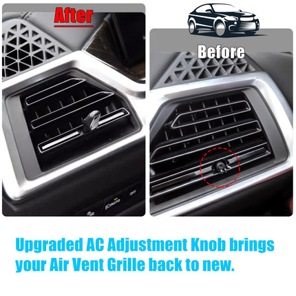 For BMW Air Vent Knob Clip for X5 G05/X6 G06/X7 G07/XM 2023-2025,2PCS Front Dash Air Conditioner Outlet Grille Blade AC Vent Knob Replacement for BMW 64225A27360 2023-2025| Jaronx