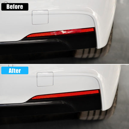 BMW Rear Bumper Reflector for 3 Series F30/F31 M Sport 2013-2018, Left & Right Red Marker Lights Lens Trim | Jaronx