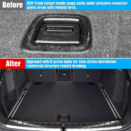 For BMW Trunk Mat Carpet Handle for X3 G01 2018-2024/X4 G02 2018-2025/X5 G05 2019-2025/X6 G06 X7 G07 2020-2025, Rear Trunk Mat Floor Carpet Handle Replacement for BMW 51479471108 | Jaronx