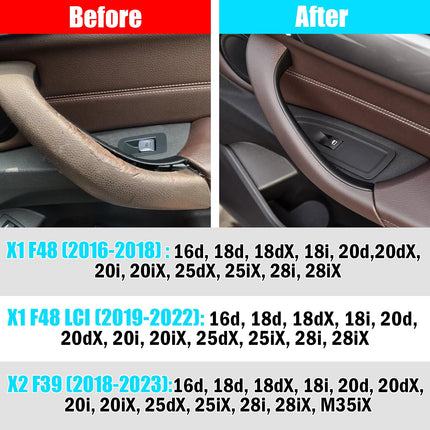 For BMW X1 F48 / X2 F39 Right Door Handle Cover Brown 2016-23 – Snap-On | Jaronx
