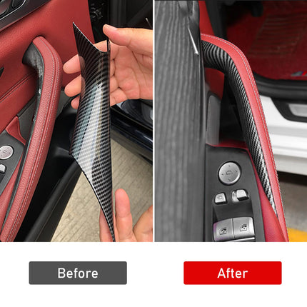 BMW 5 Series G30/G31 Carbon Fiber Pattern Door Handle Covers| Jaronx