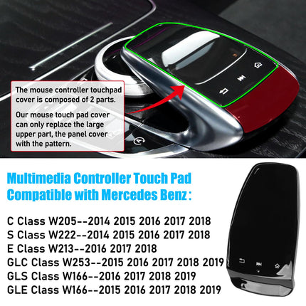 Multimedia Touchpad Cover For Mercedes Benz C E S GLC GLS GLE (D Model) | Jaronx