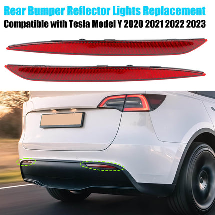 Tesla Model Y Rear Bumper Reflector 2020-2023 | Pair | 1626226-00-C | Jaronx