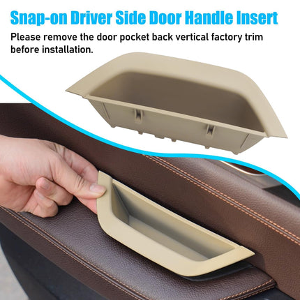 Beige Door Handle Covers for BMW X3 F25 (10-16) & X4 F26 (14-17) – 4Pcs Set | Jaronx