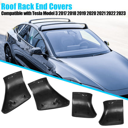 Tesla Model 3 Roof Rack End Caps 4PCS 2017-23 | Jaronx