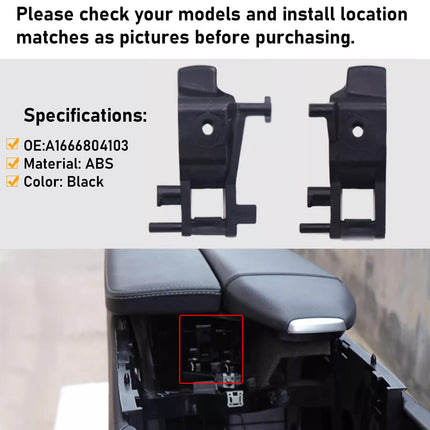 Mercedes-Benz Armrest Latch Clips for W166, X166, W292, C292 | 2012-2019 GLE/GLS Series,2PCS | Jaronx