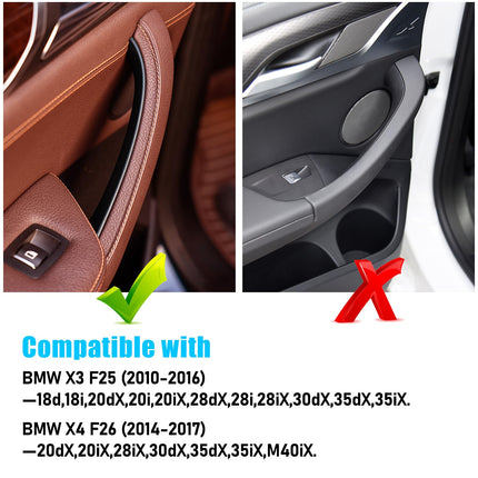 BMW X3 F25 / X4 F26 Door Handle Cover 3PCS Black | Jaronx