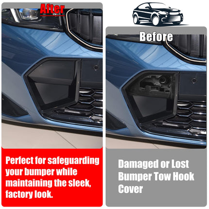 For BMW G20 LCI Tow Hook Cover 2023-2025 | Right Front Bumper Cap 51118085456 (Painted Black)| Jaronx
