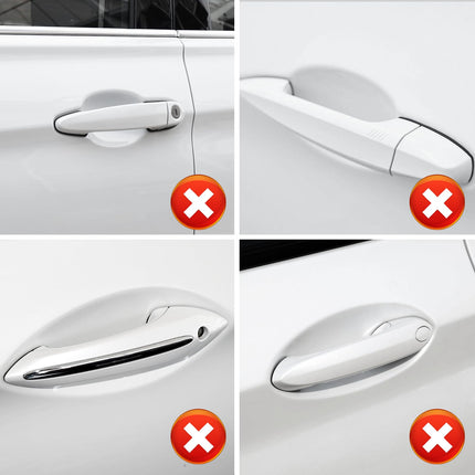 For BMW Door Handle Key Hole Cover (Mineral White Metallic) 7' G11 G12 2016-2022, Front Left Exterior Door Lock Cover for BMW 730 740 745 750 760 Handle Keyhole Cap 51217474681 | Jaronx