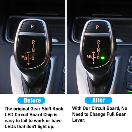 Sport LED Gear Shift Circuit Board For BMW F30 F34 F36 F10 F06 F01 F25 F26 F15 F16 – Red/Blue Chip| Jaronx