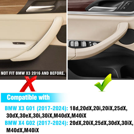 For BMW X3/X4 Left Door Handle Replacement G01/G02 2017-24 Driver or Rear | Jaronx