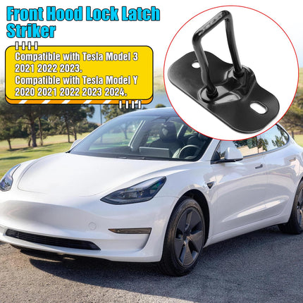For Tesla Front Hood Lock Latch Striker for Model 3 2021-2023/Model Y 2020-2024, 1505712-00-B 150571200B, Front Hood Bonnet Latch Lock Striker Replacement for Tesla 3/Y Accessories| Jaronx