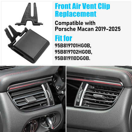 Porsche Macan Front AC Vent Clip Tab 2019-25 | 1PCS Center/Left/Right  | Jaronx