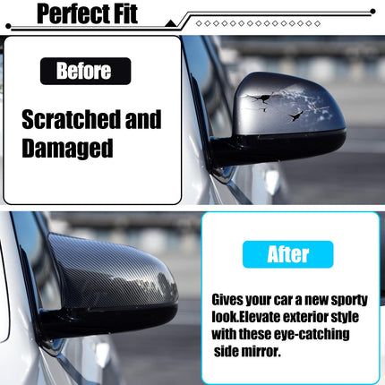BMW Ox Horn Mirror Cover 3/4/5/6-Series Carbon Look | Jaronx
