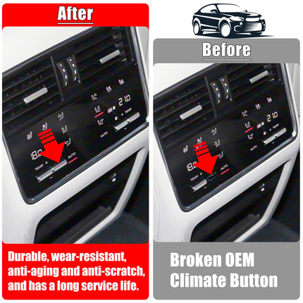For Porsche Cayenne Climate AC Button 9Y0919610DOV3 2018-23 – Front & Rear Snap-On| Jaronx