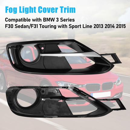 For BMW F30 F31 Sport Line Fog Light Cover 2013-15 – OEM 51117300739/37 LH&RH| Jaronx