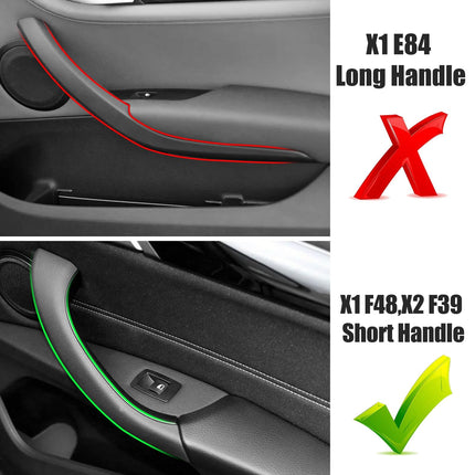 For BMW X1 F48 / X2 F39 Black Door Handle Covers 2PCS 2016-23 – Snap-On| Jaronx